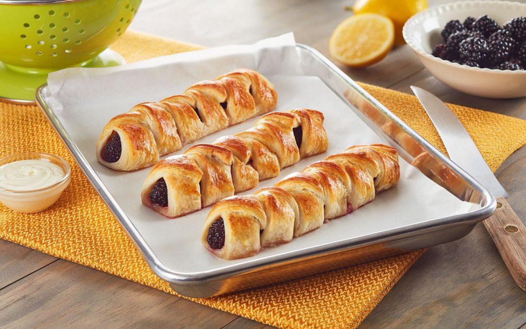 Blackberry & Lemon Curd Braids