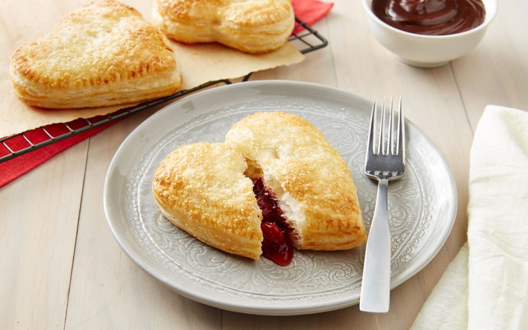 Heart-shaped Cherry Hand Pies