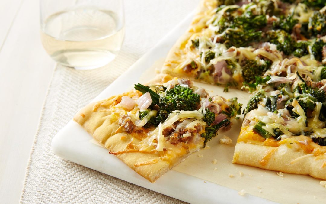 Broccolini & Sausage Pizza