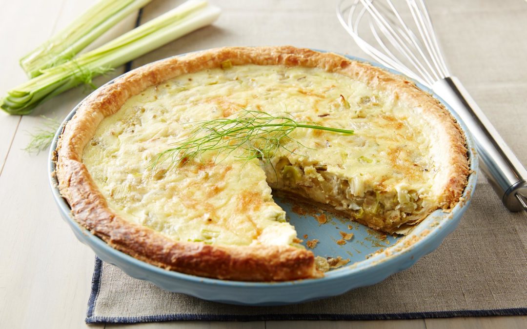 Fennel, Leek & Egg Tart