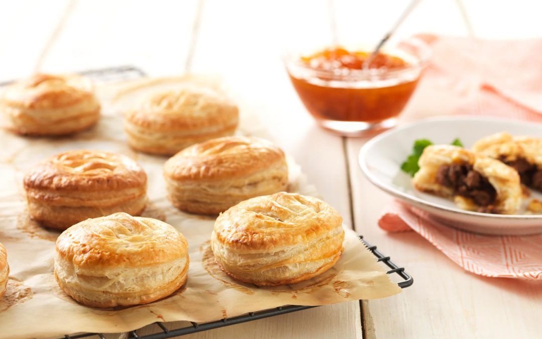 Mini Puff Pastry Lamb Pies